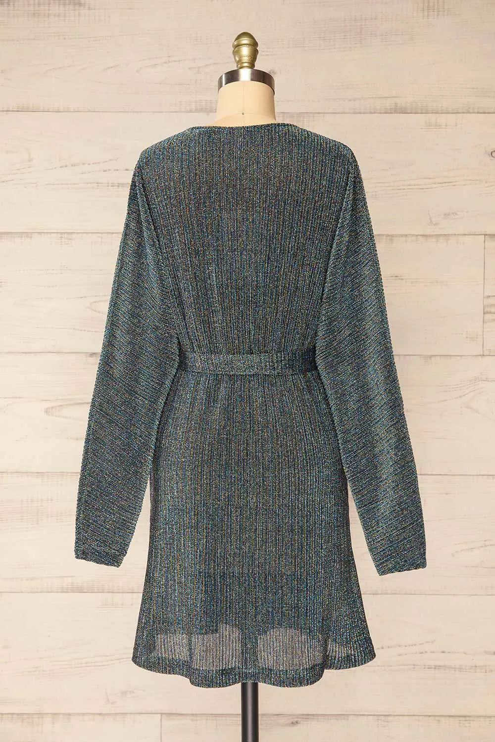 Kisumu | Short Sparkly Wrap Dress