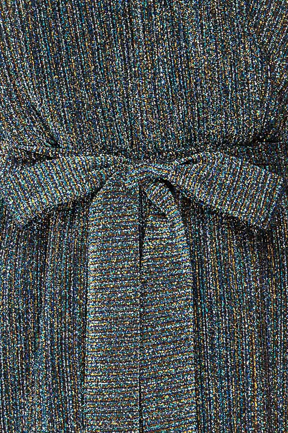 Kisumu | Short Sparkly Wrap Dress