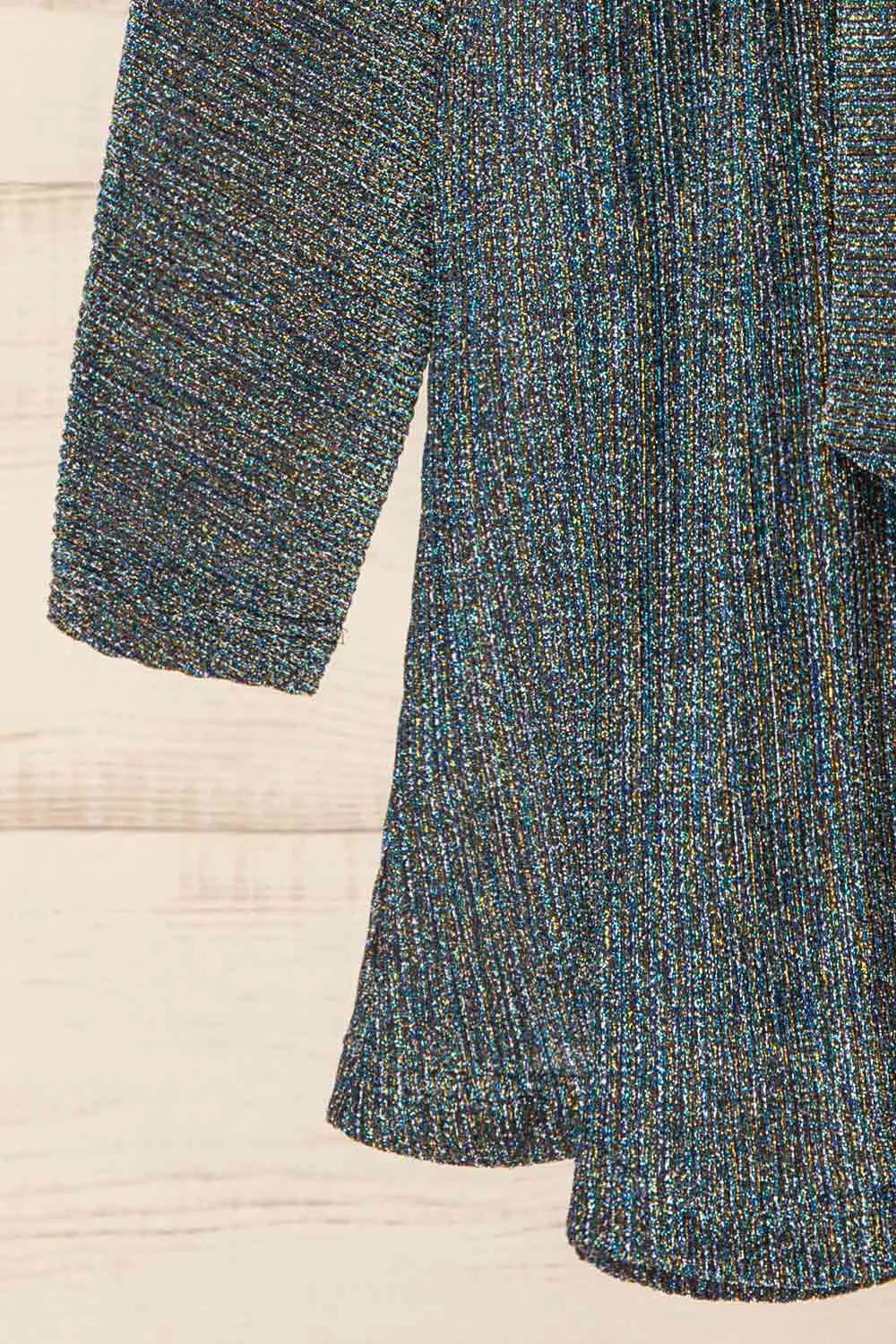 Kisumu | Short Sparkly Wrap Dress