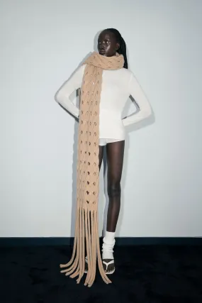 Lattice Cashmere Scarf