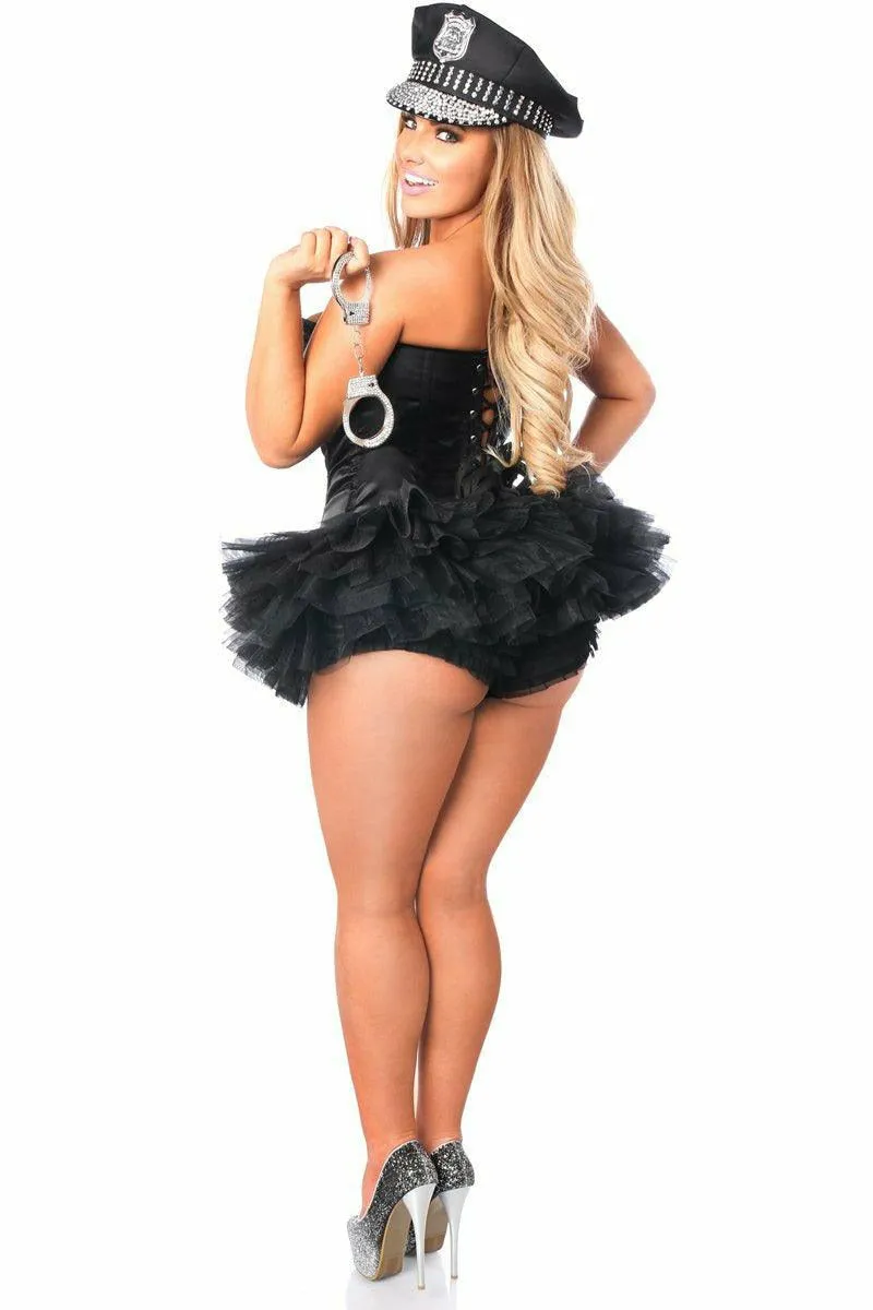 Lavish Flirty Cop Corset Costume