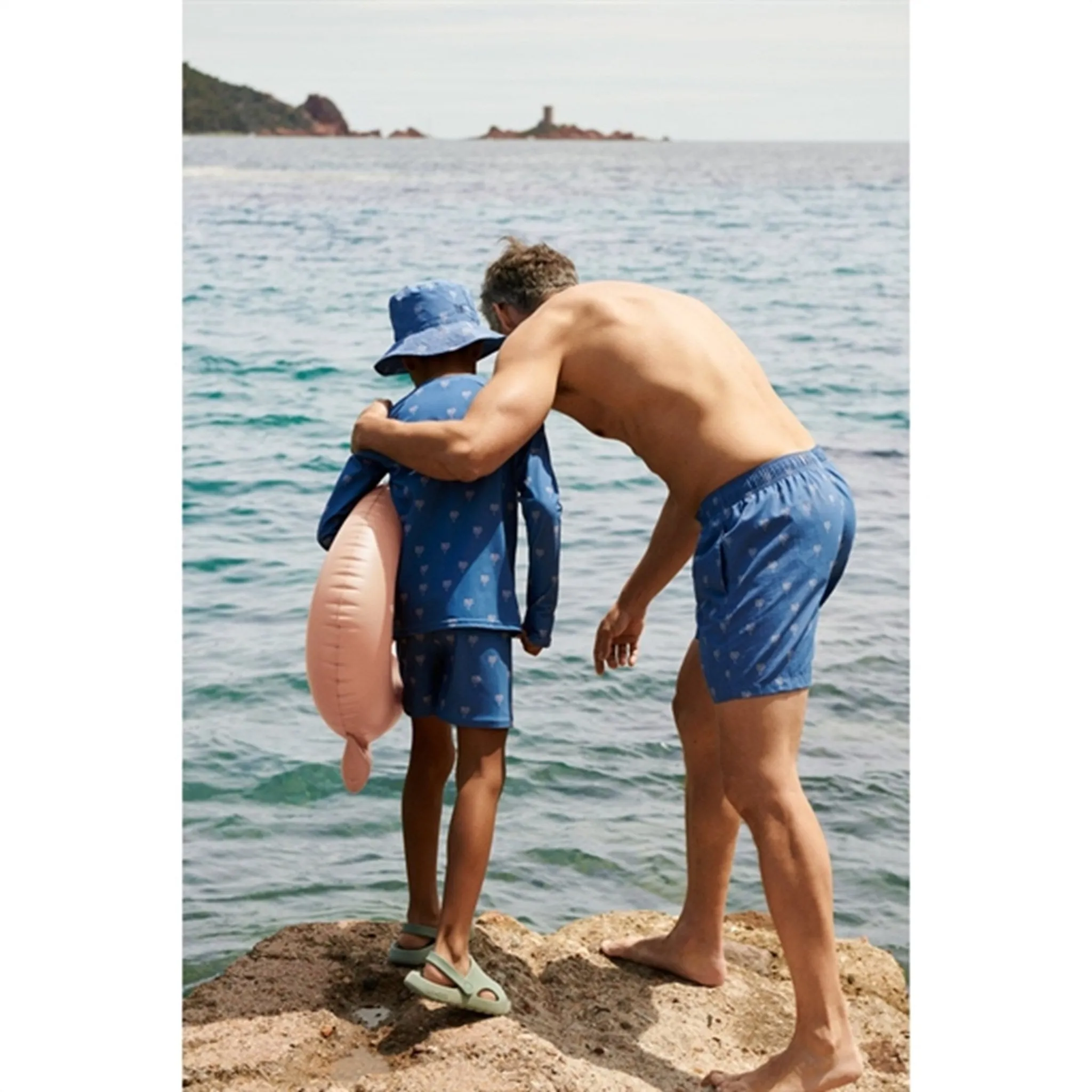 Liewood Damon Printed Bukcet Hat Palms/Riverside