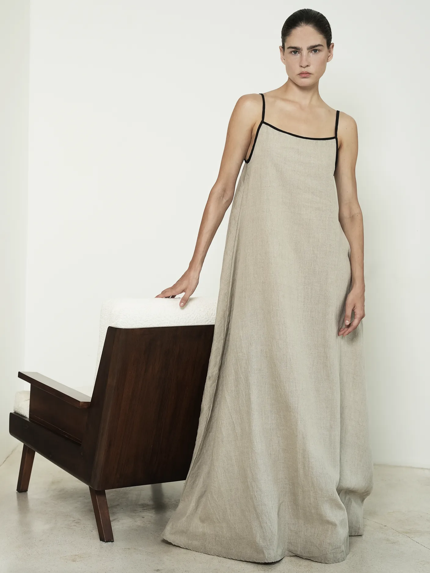 Linen Maxi Dress