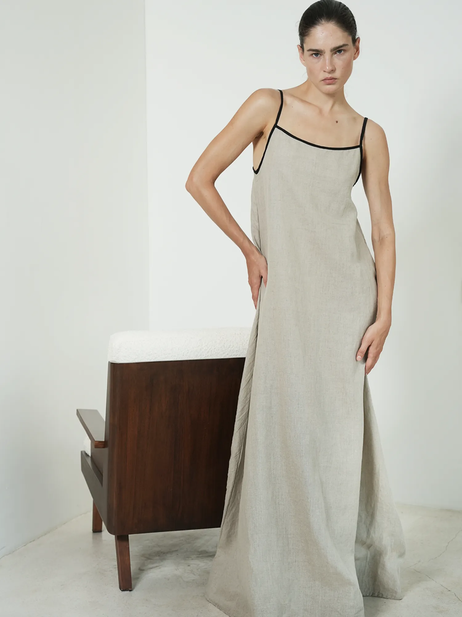 Linen Maxi Dress