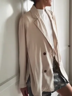 LOOSE CASUAL BLAZER - BEIGE