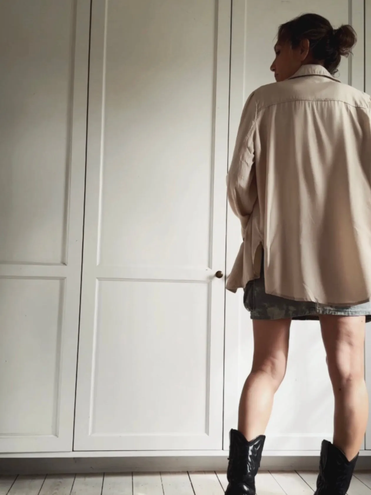 LOOSE CASUAL BLAZER - BEIGE