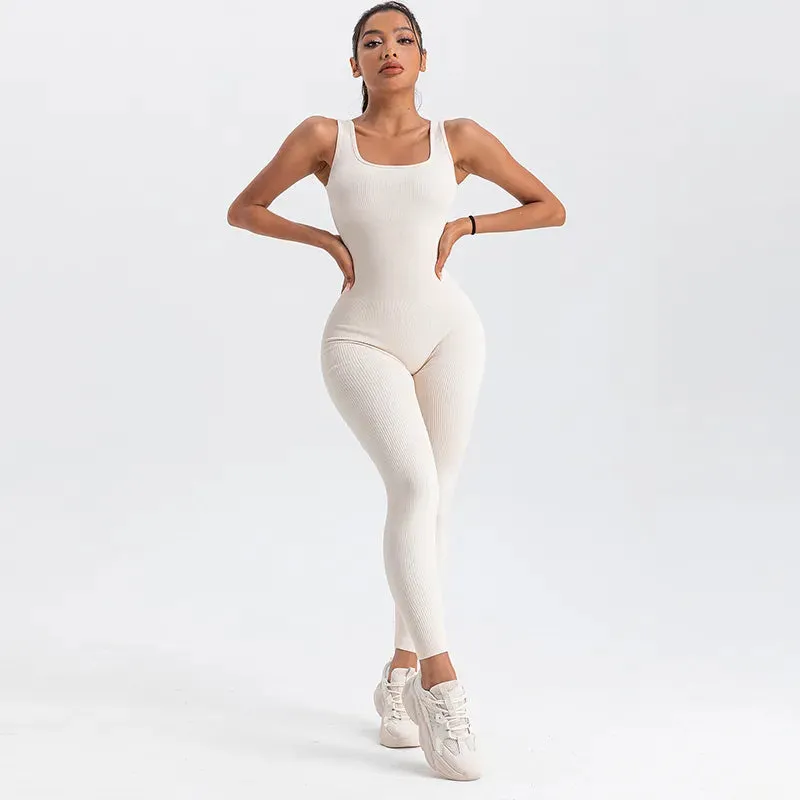 LUX Ribbed Contour Yoga Jumpsuit