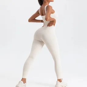 LUX Ribbed Contour Yoga Jumpsuit