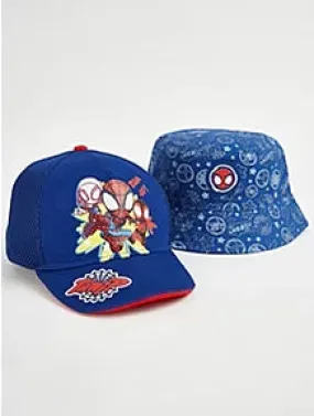 Marvel Spider-Man Friends Cap and Bucket Hat