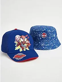 Marvel Spider-Man Friends Cap and Bucket Hat