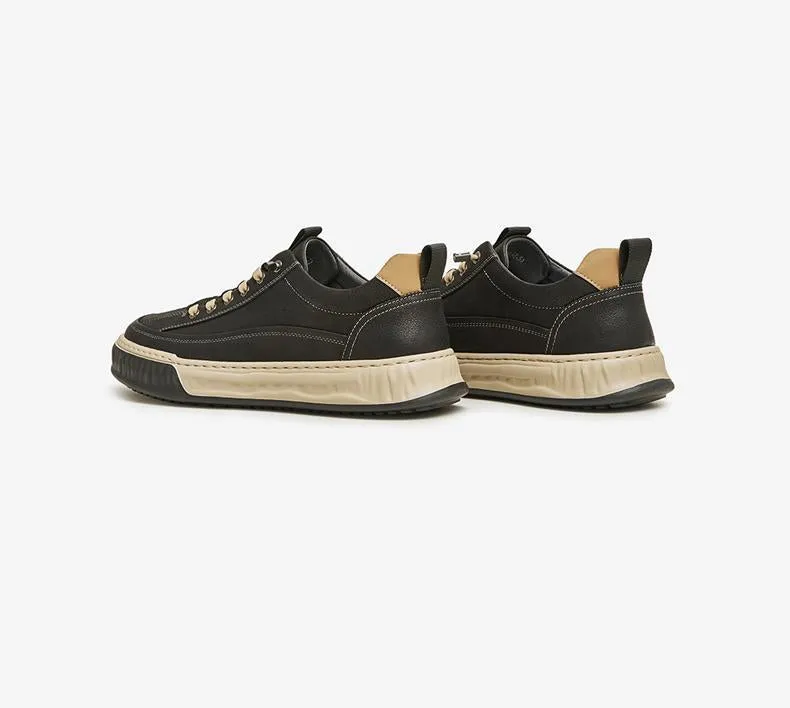 Men's Fashion Leather Sneakers