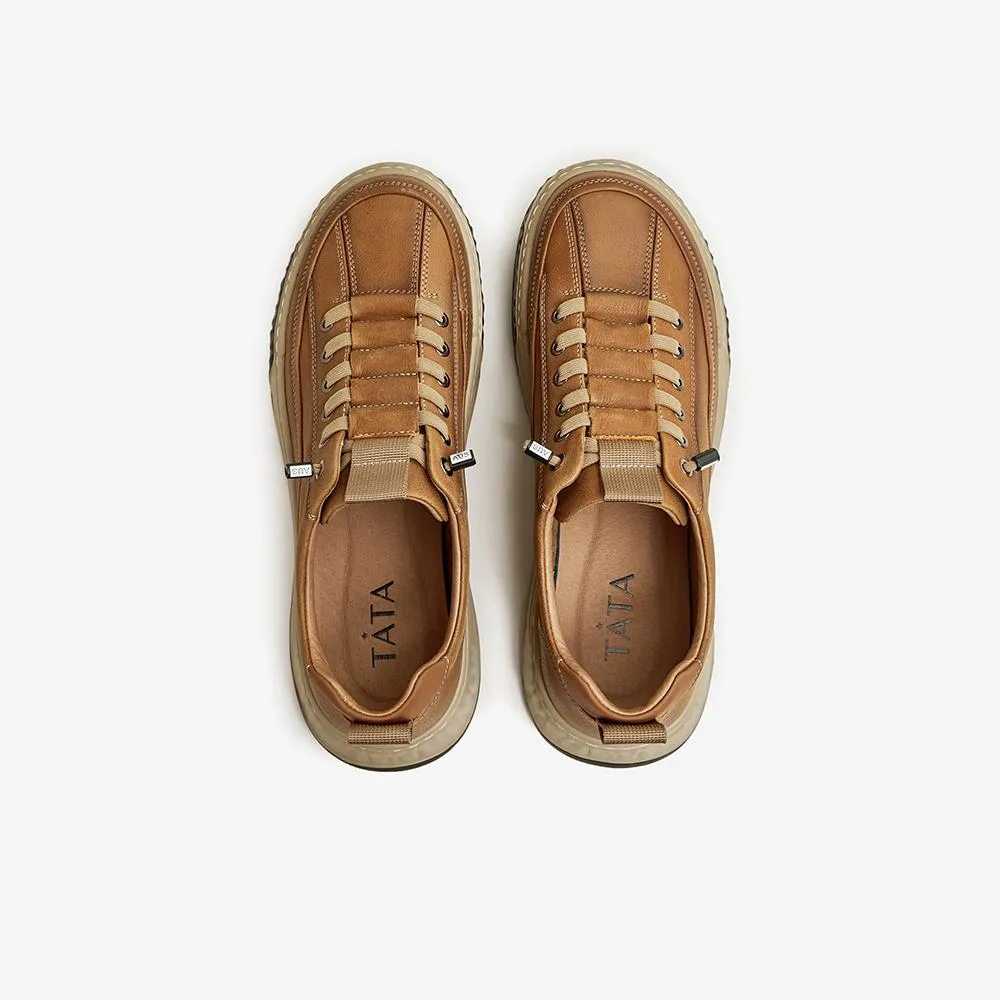 Men's Fashion Leather Sneakers