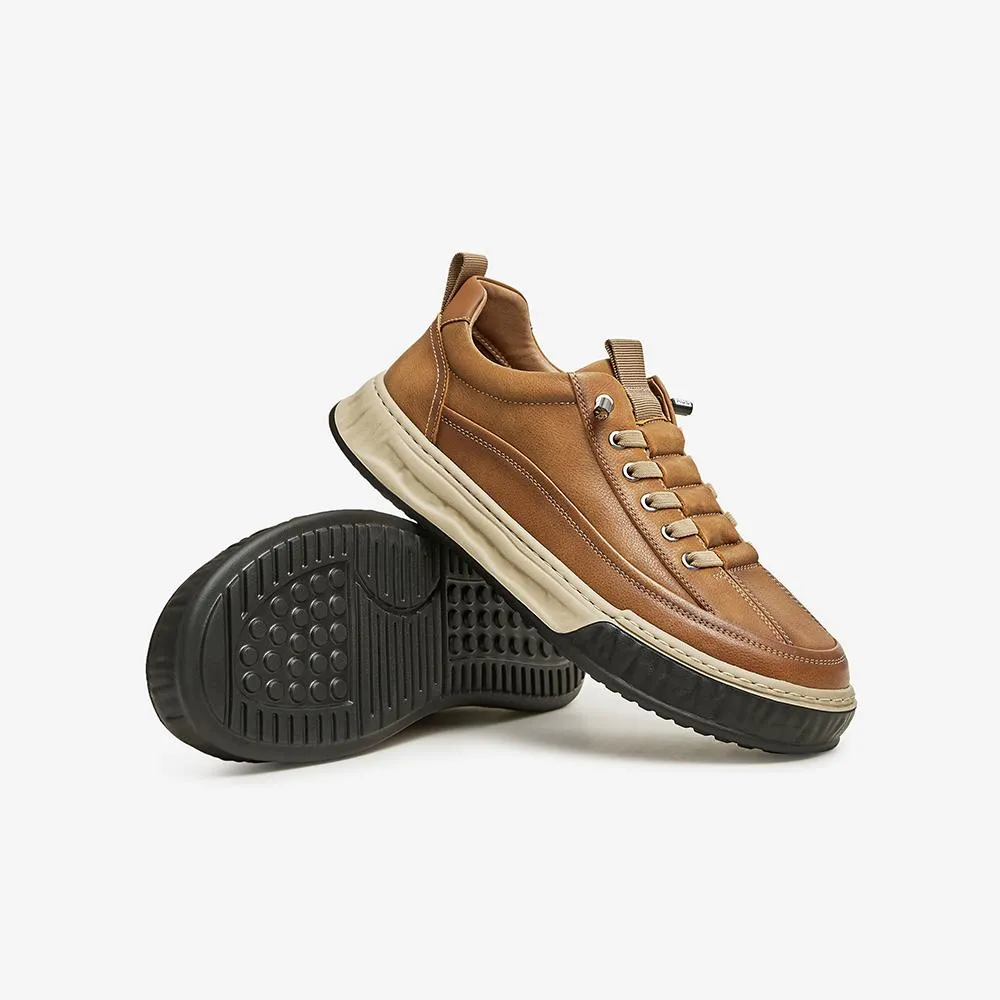 Men's Fashion Leather Sneakers