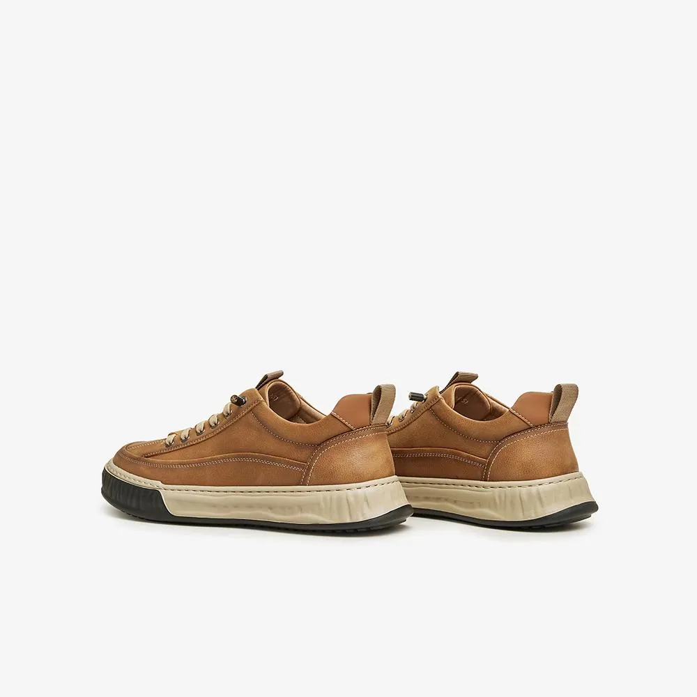 Men's Fashion Leather Sneakers
