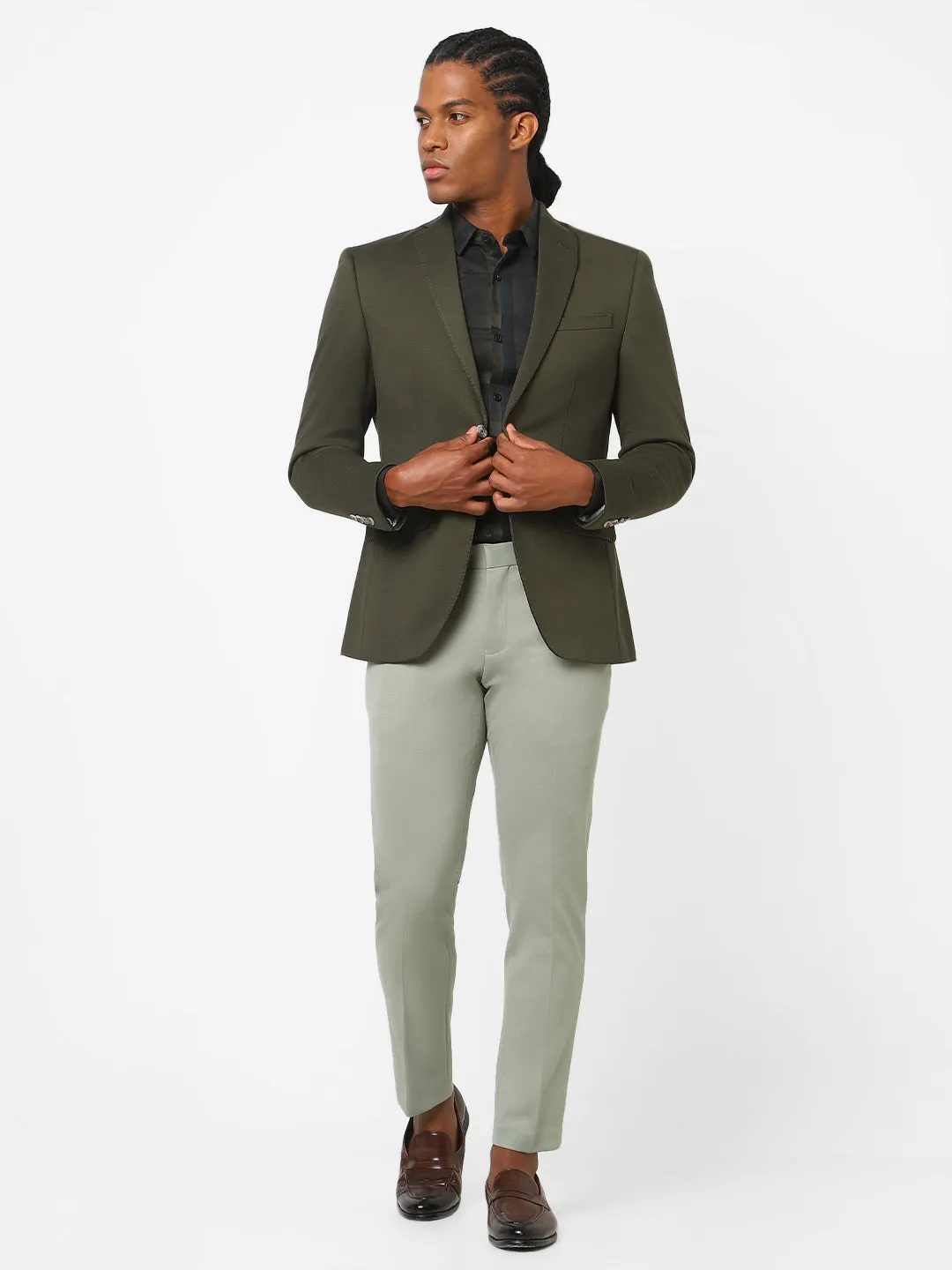 Men's Green Blazer TCJ-ROBERTO