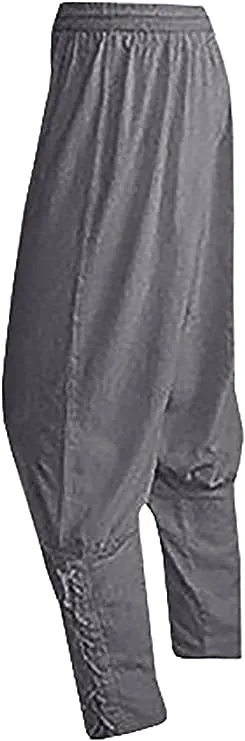 Mens Medieval Ankle Pants Viking Pirate Trousers Renaissance Costume Pants