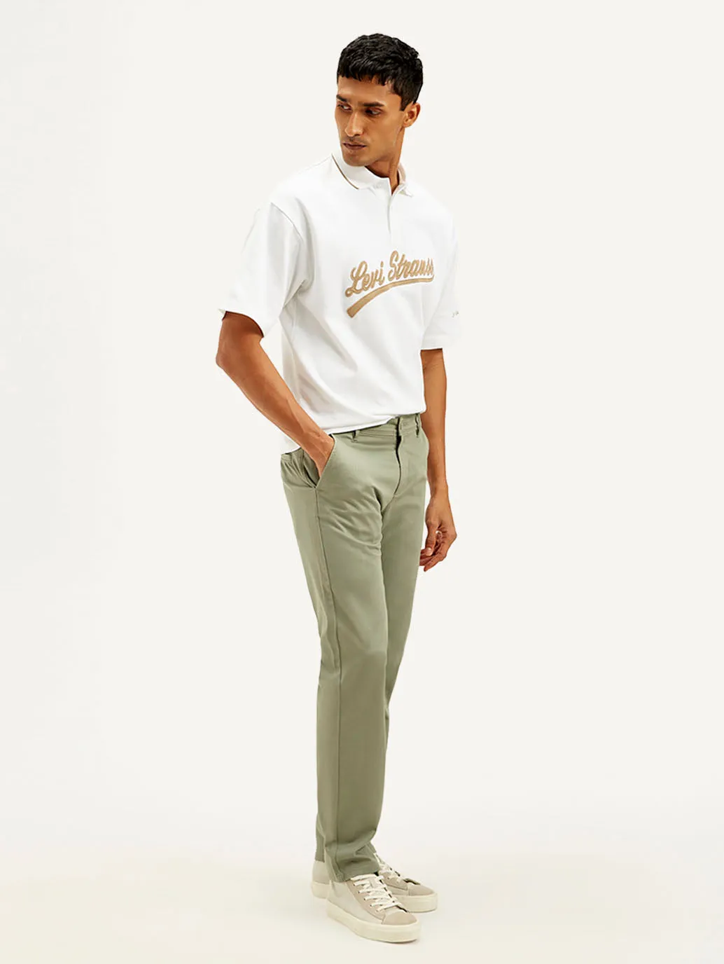 Men's Sage Loose Fit Trousers