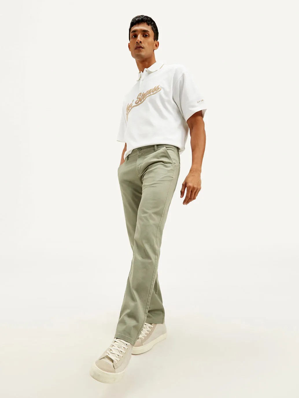Men's Sage Loose Fit Trousers