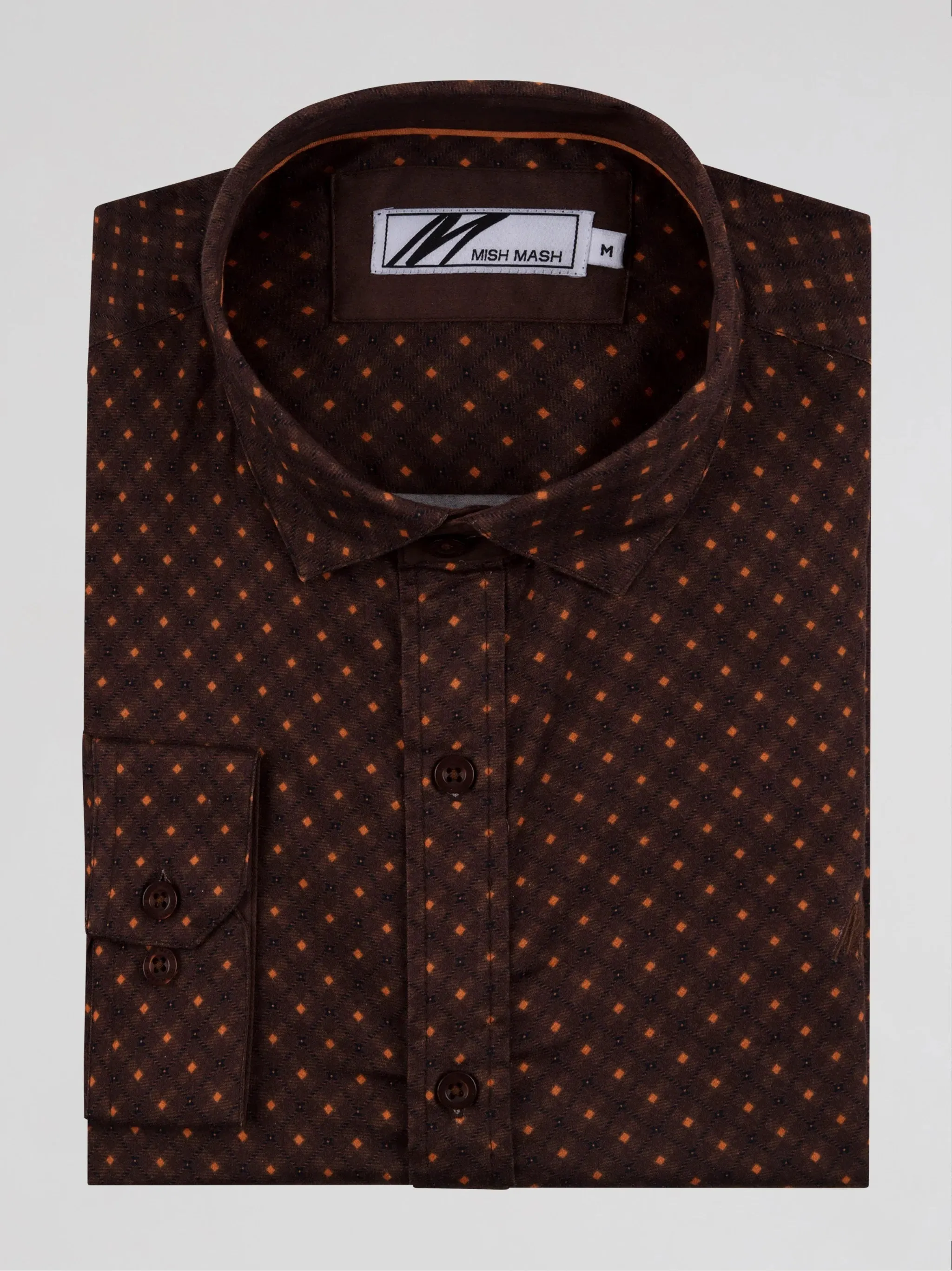 Mish Mash Cayman Long Sleeve Shirt - Sepia