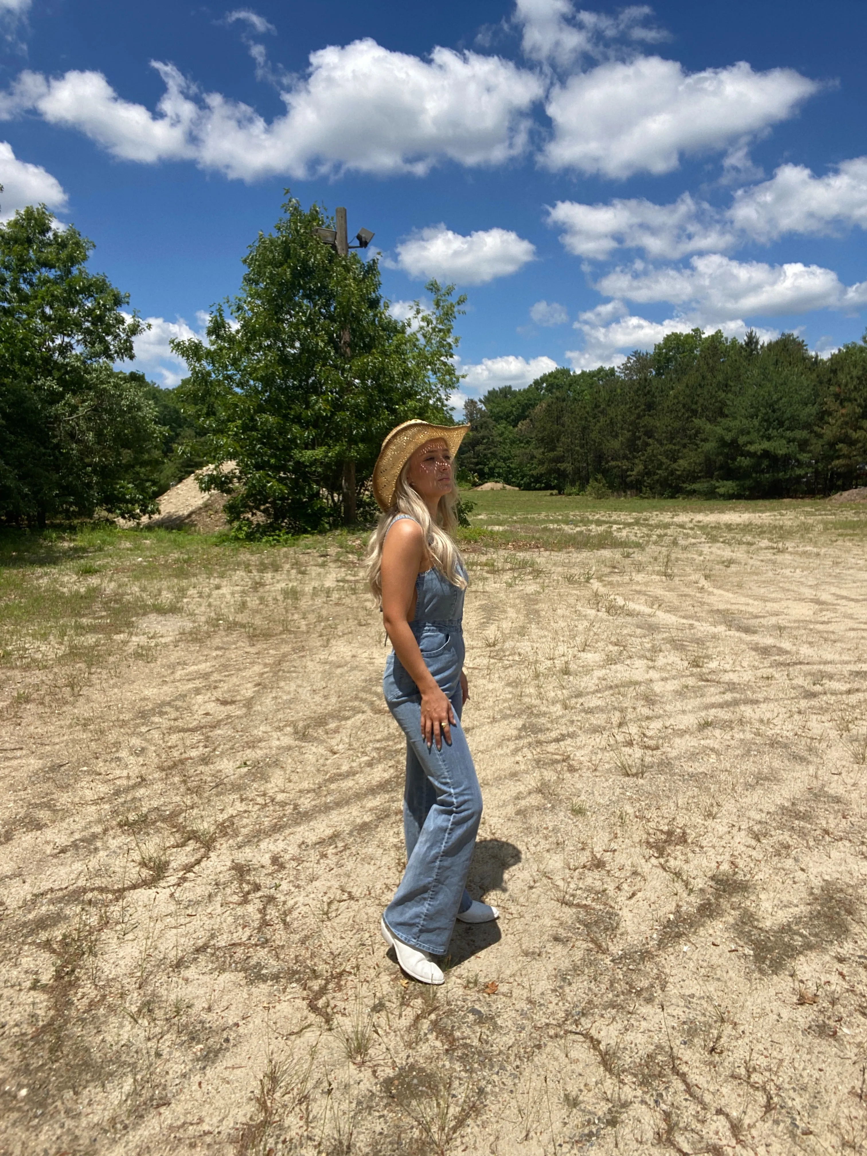 Nashville Heartthrob Denim Jumpsuit