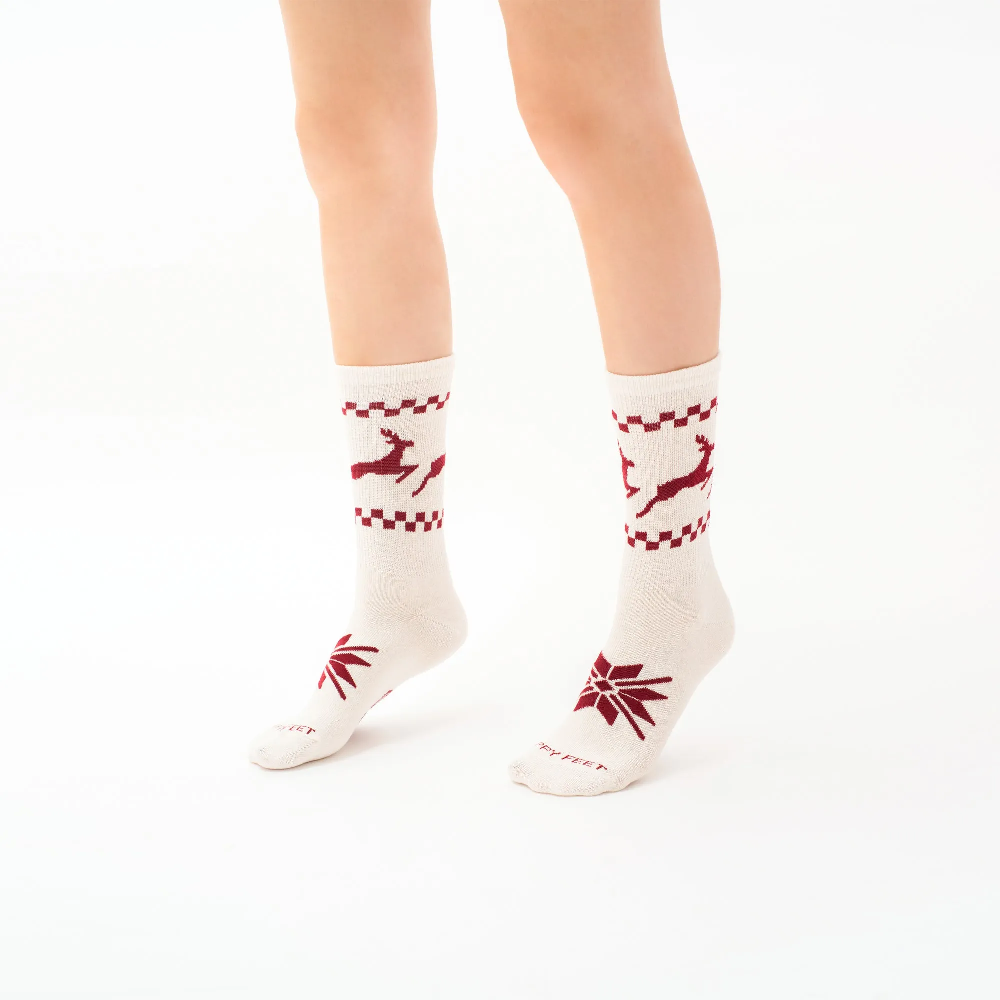 Nordic Reindeer - Winter White
