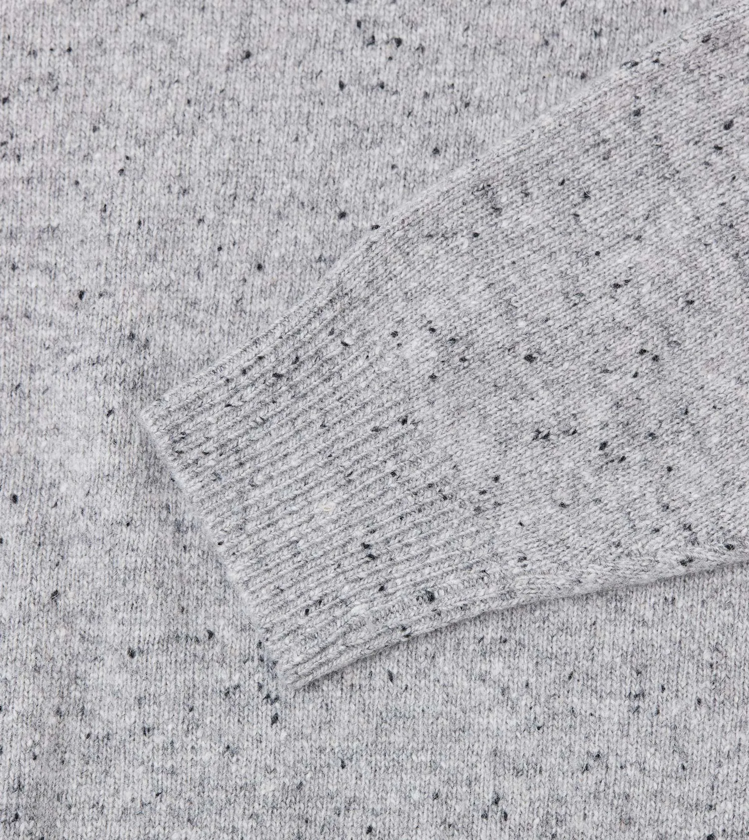 OS Crew Knit Grey Flec