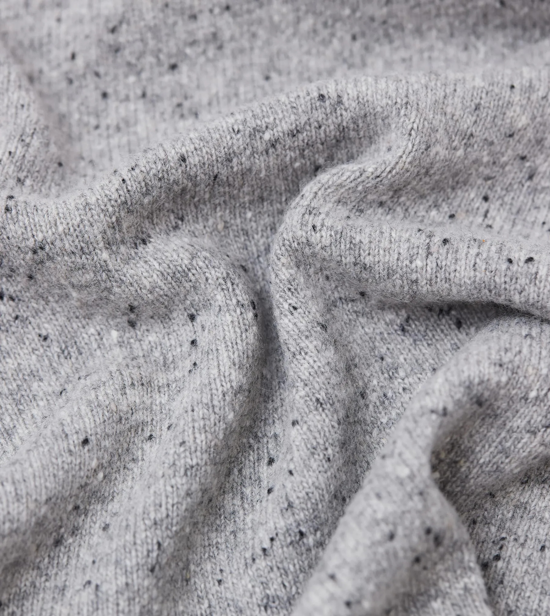OS Crew Knit Grey Flec