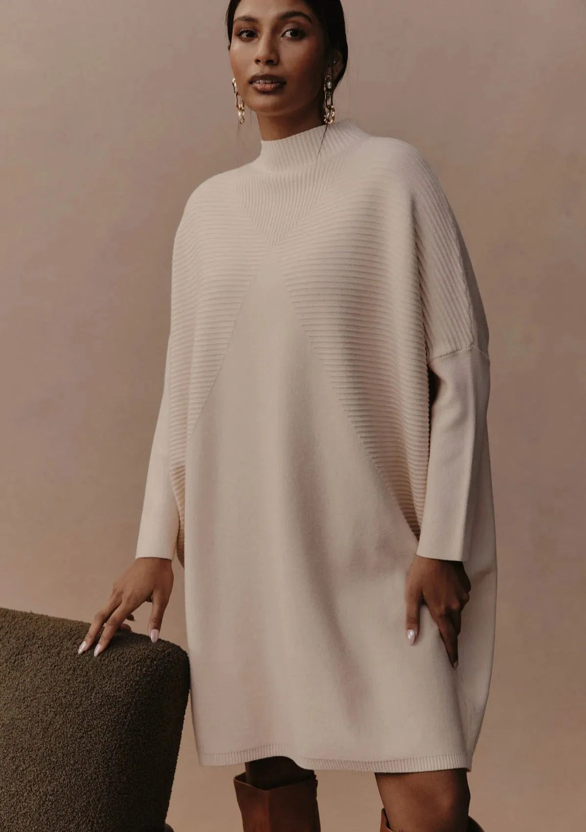 PALMER OVERSIZE KNIT - ECRU