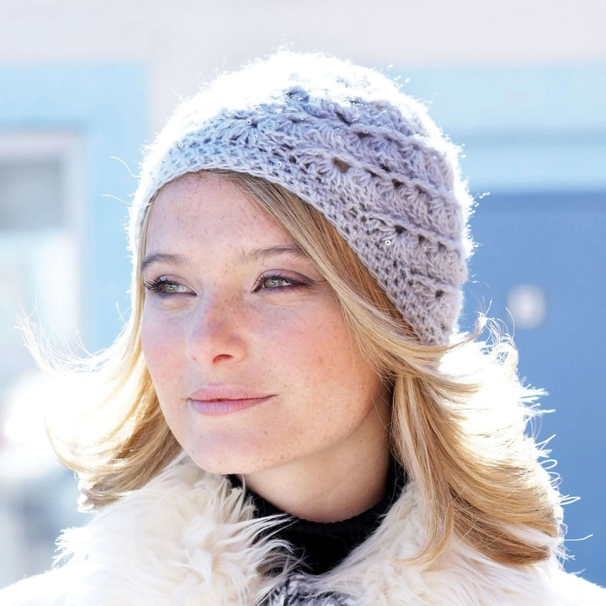 Patons Crochet Swirl Hat