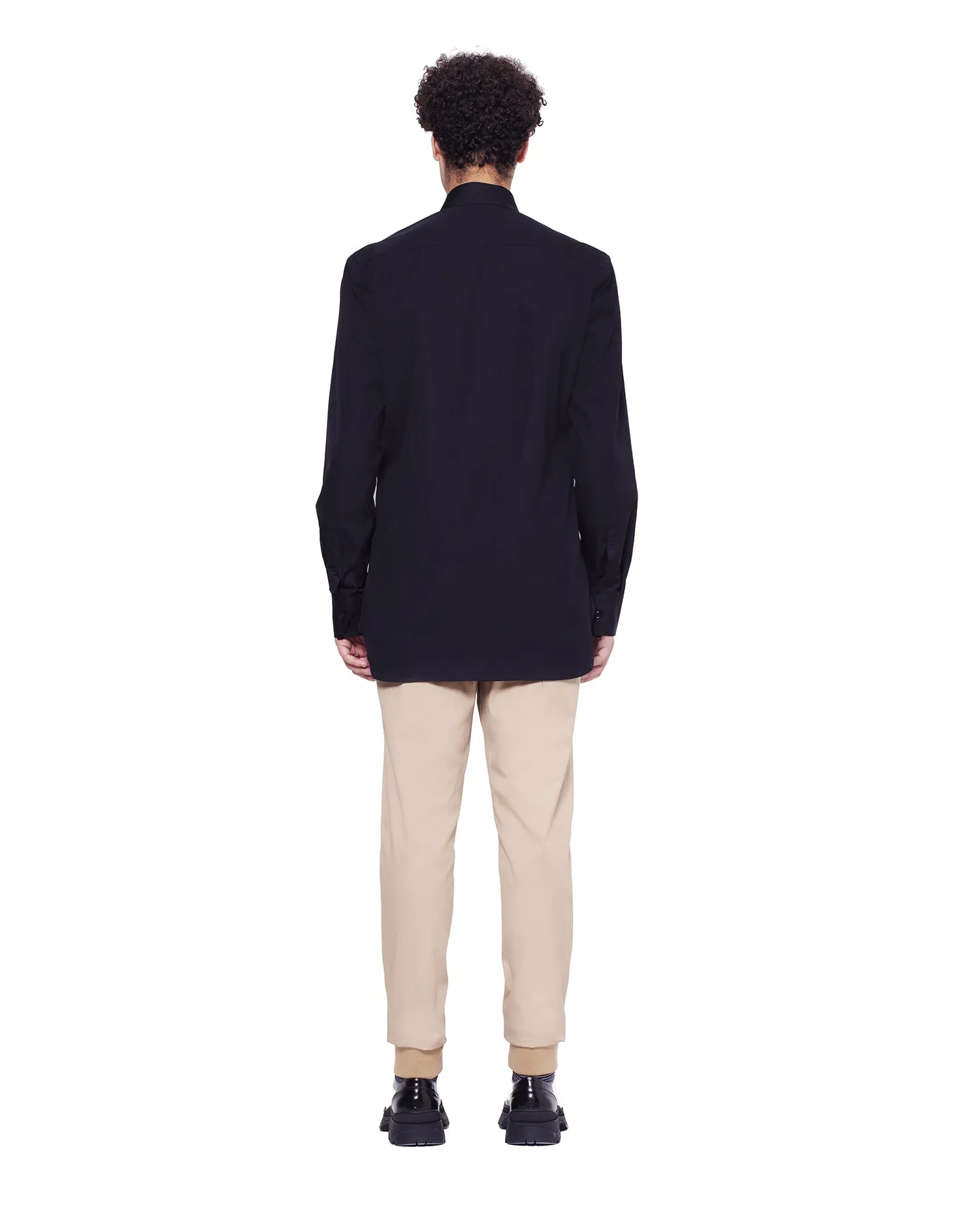 Peekaboo Slim-Fit Shirt - Black/White