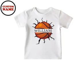 Personalized Sport T-Shirt with Name, Perfect Gift For 5th Birthday Celebration