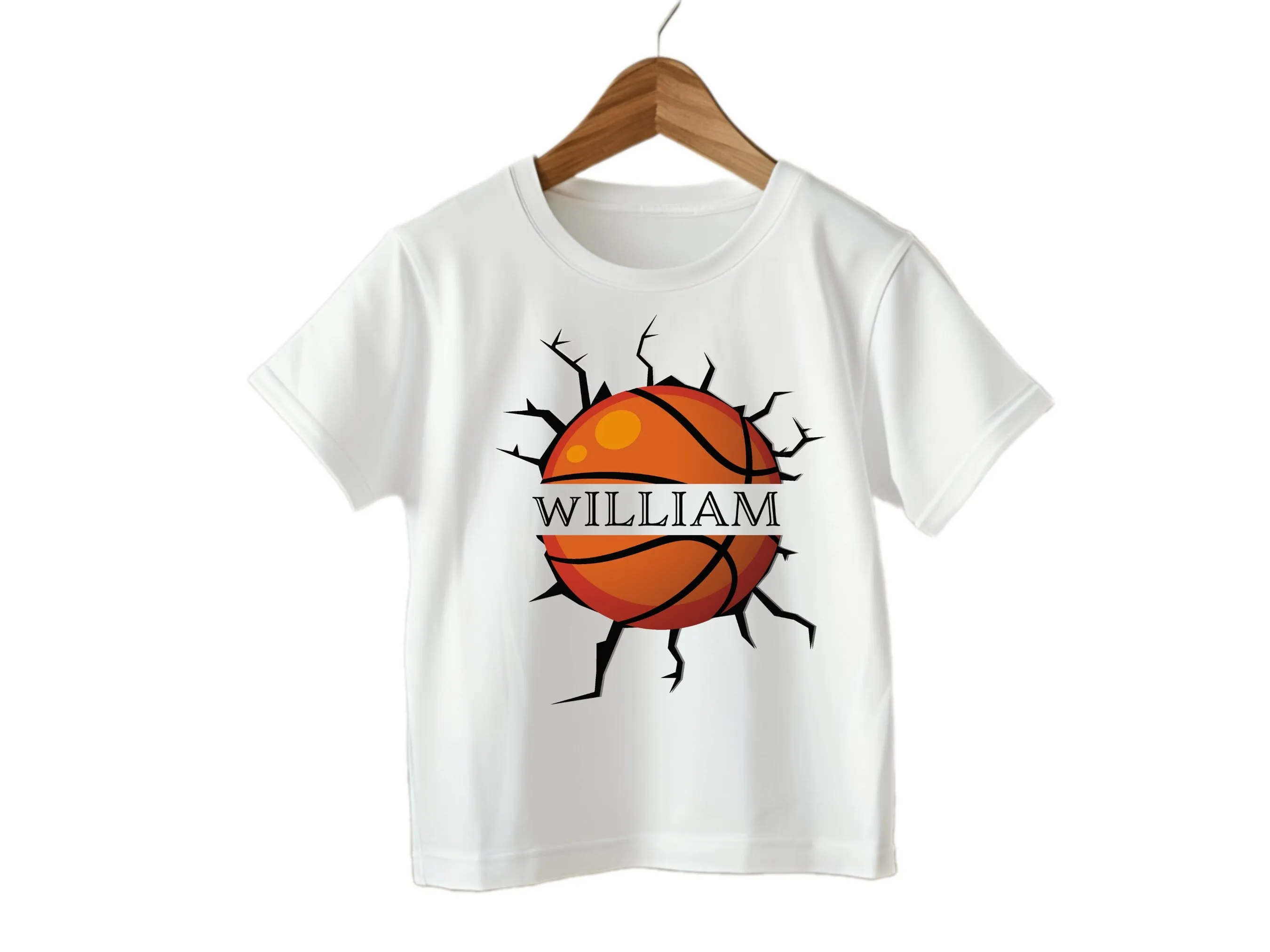 Personalized Sport T-Shirt with Name, Perfect Gift For 5th Birthday Celebration