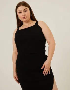 Plus Size Rib Knit Tank