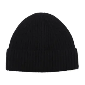 Rib Knit hat - Black