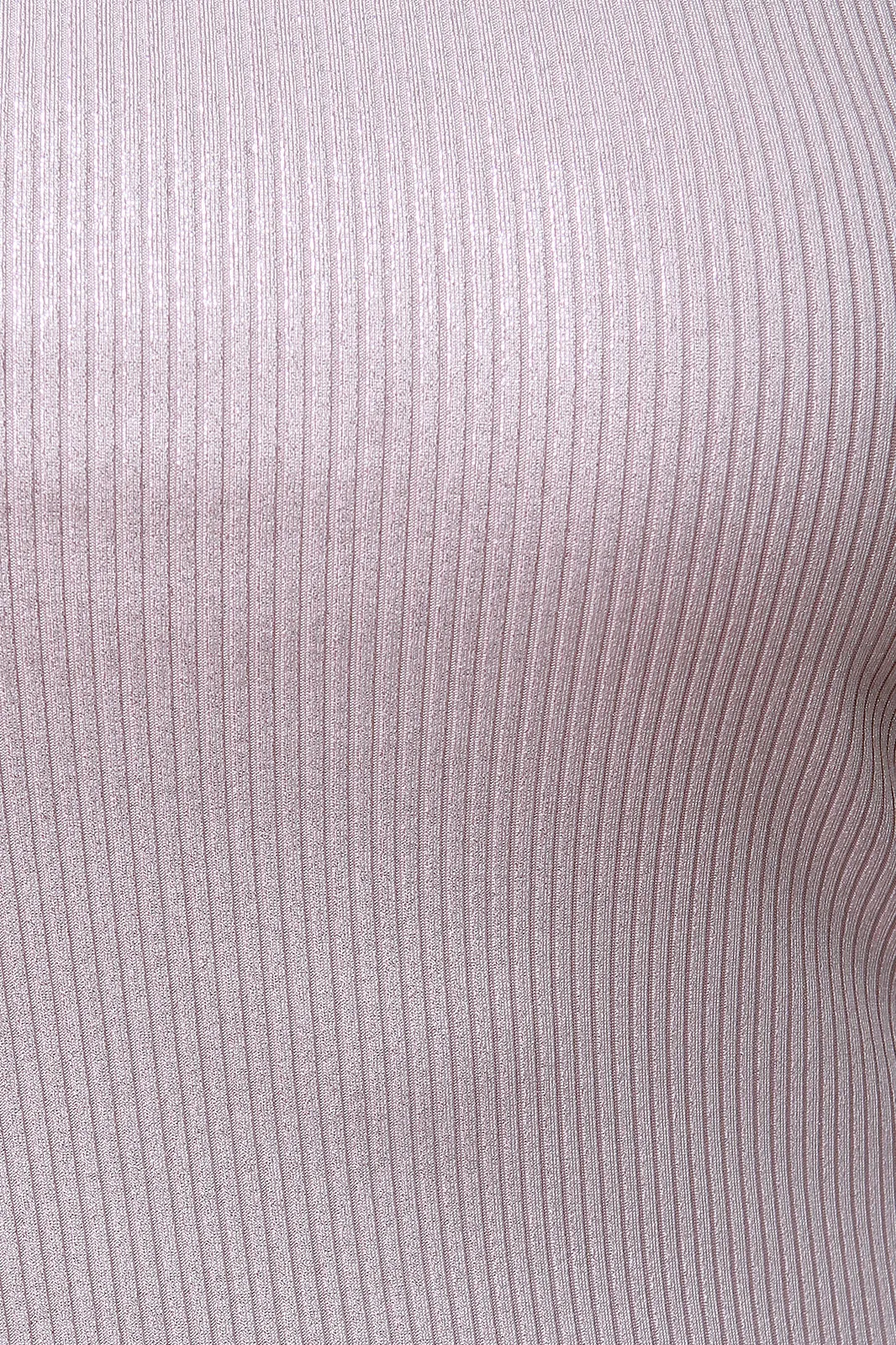 Rib Knit Shimmer Sleeveless Dress