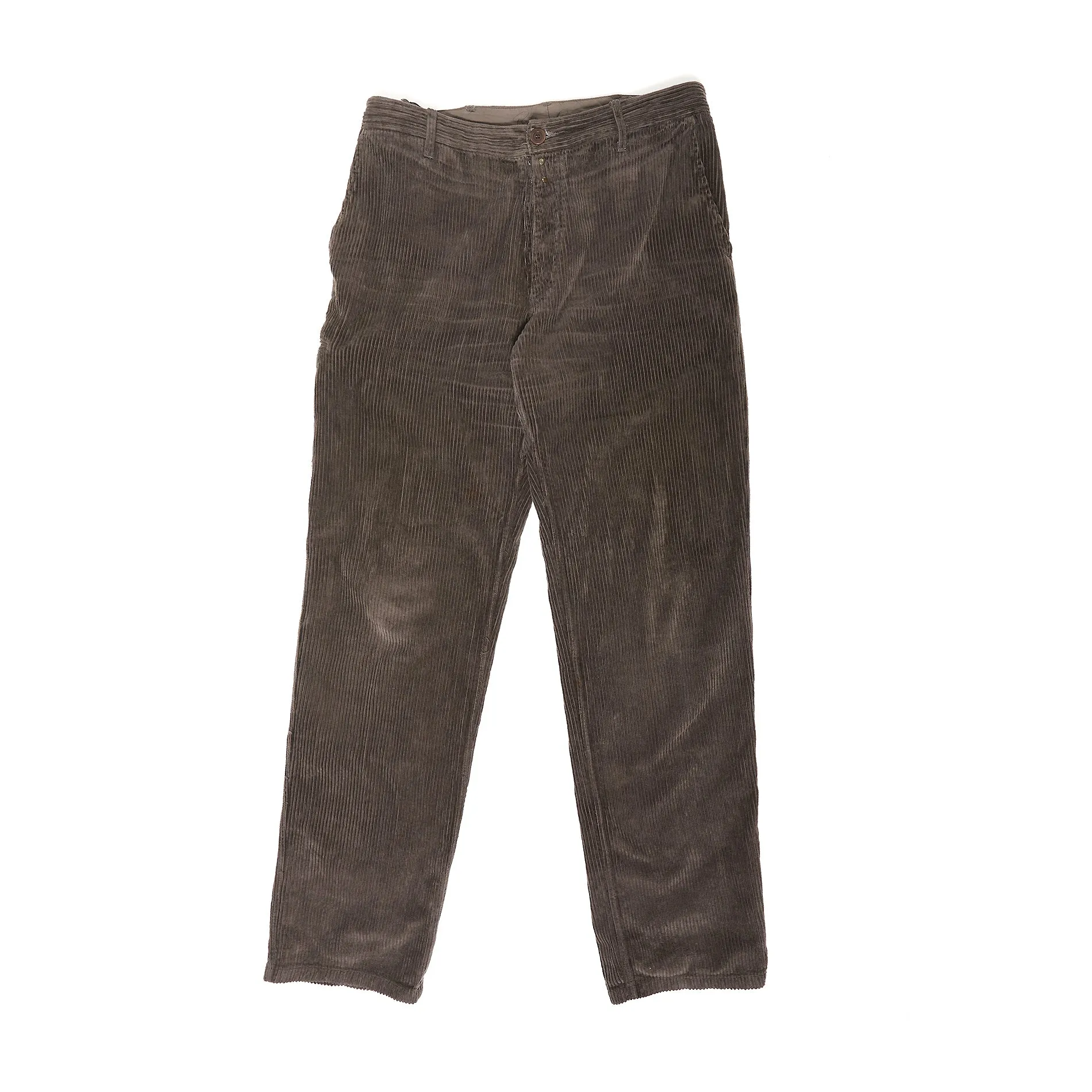 Rick Owens 2000s Brown Corduroy Pants