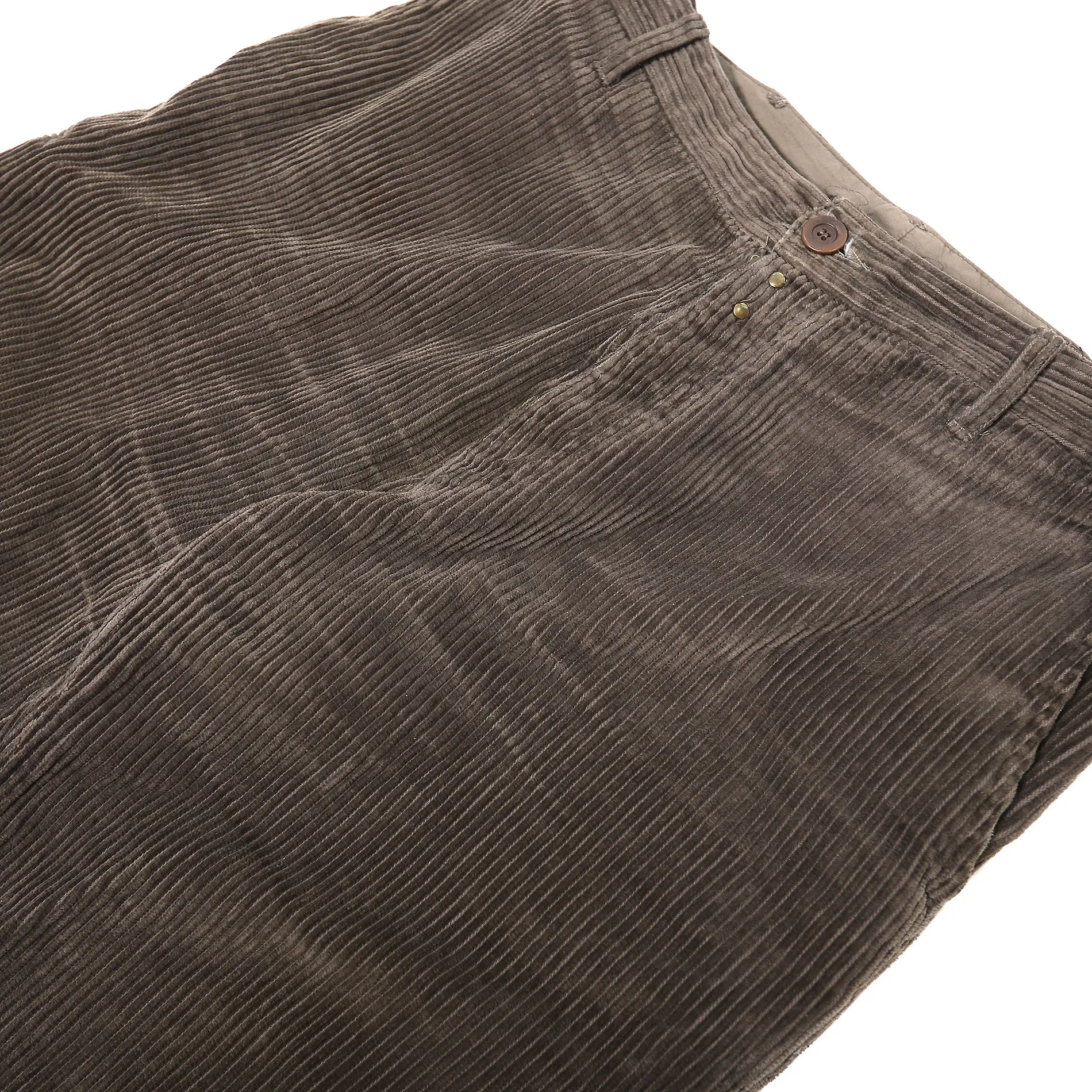 Rick Owens 2000s Brown Corduroy Pants