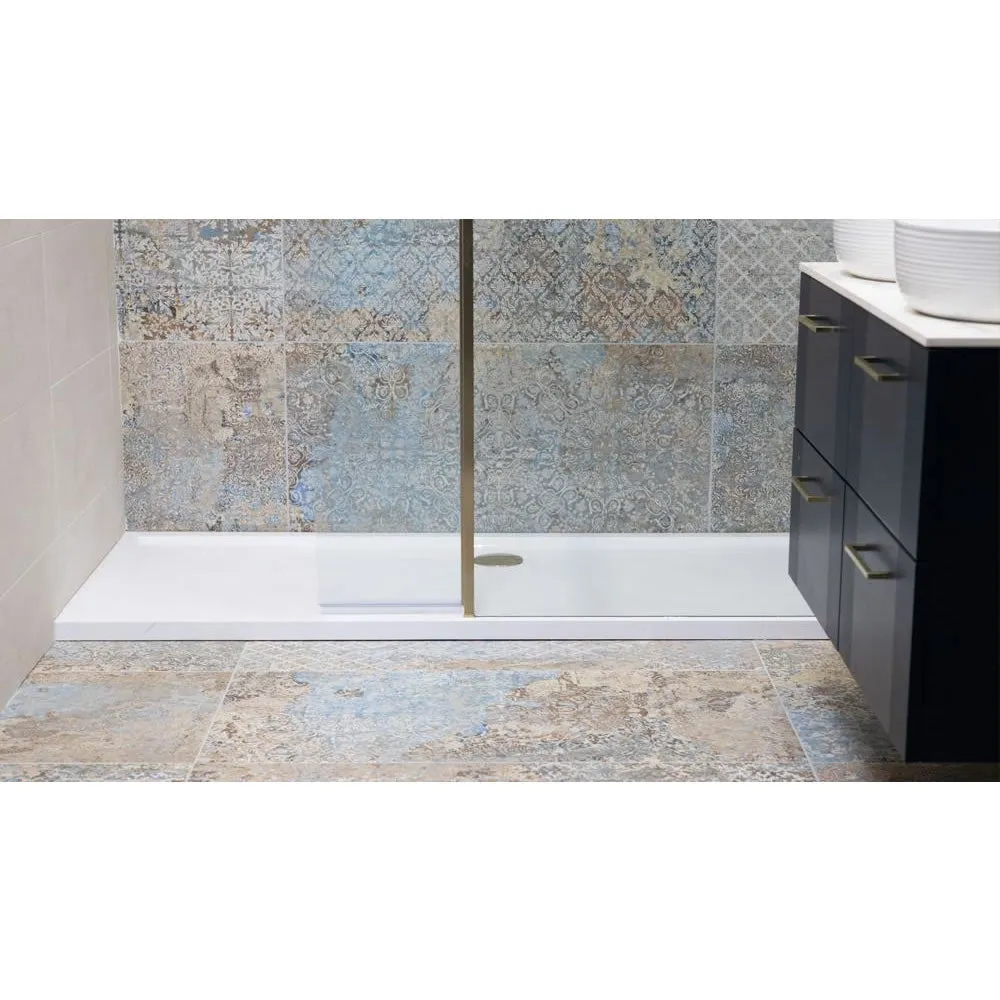 Roman Stone Solid Surface Anti Slip Shower Tray - 1800 x 800 x 40mm