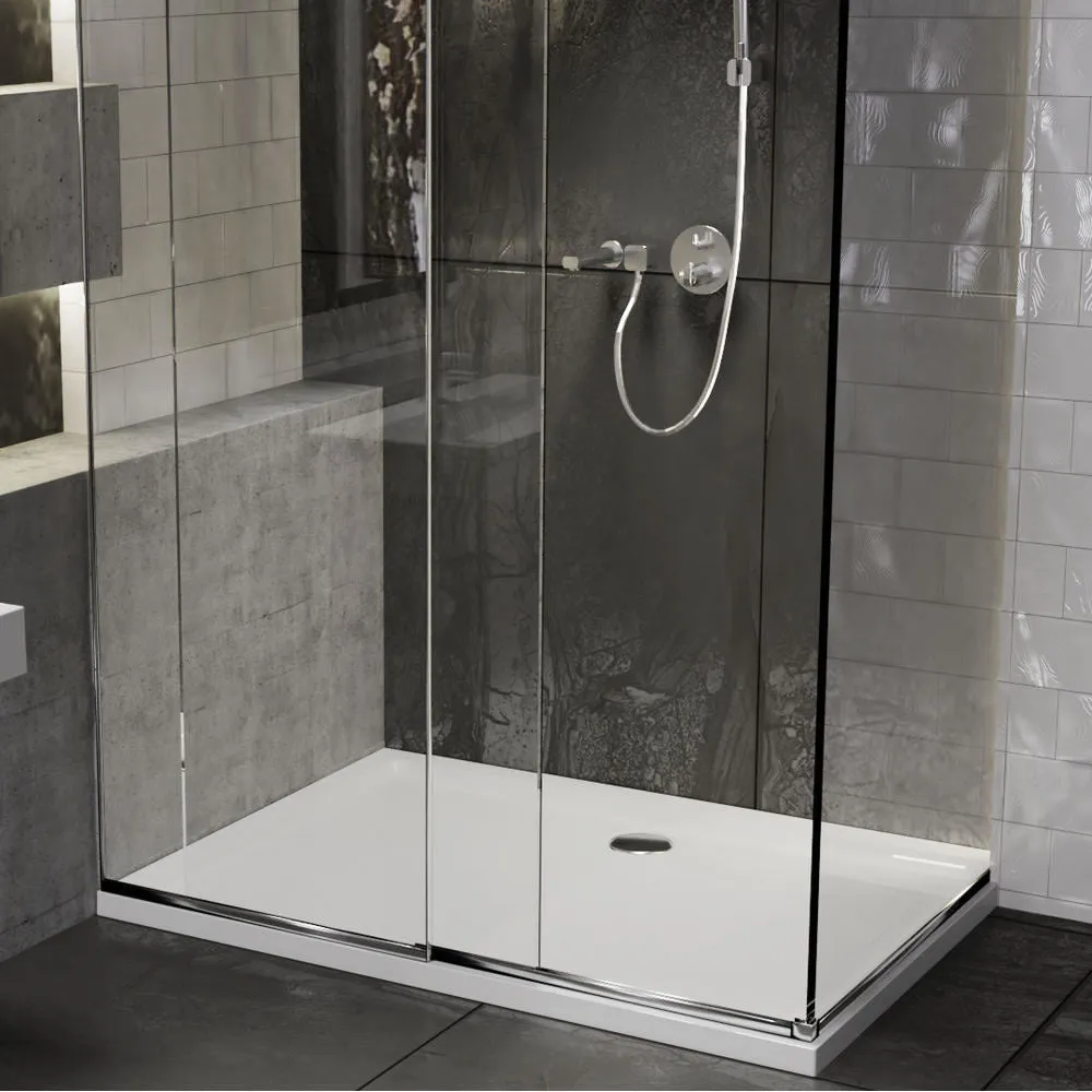 Roman Stone Solid Surface Anti Slip Shower Tray - 1800 x 800 x 40mm