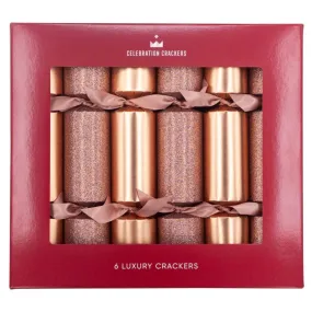 Rose Gold Christmas Crackers