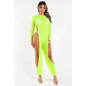 Sexy Mesh Cover Up  Swim Jumpsuit
