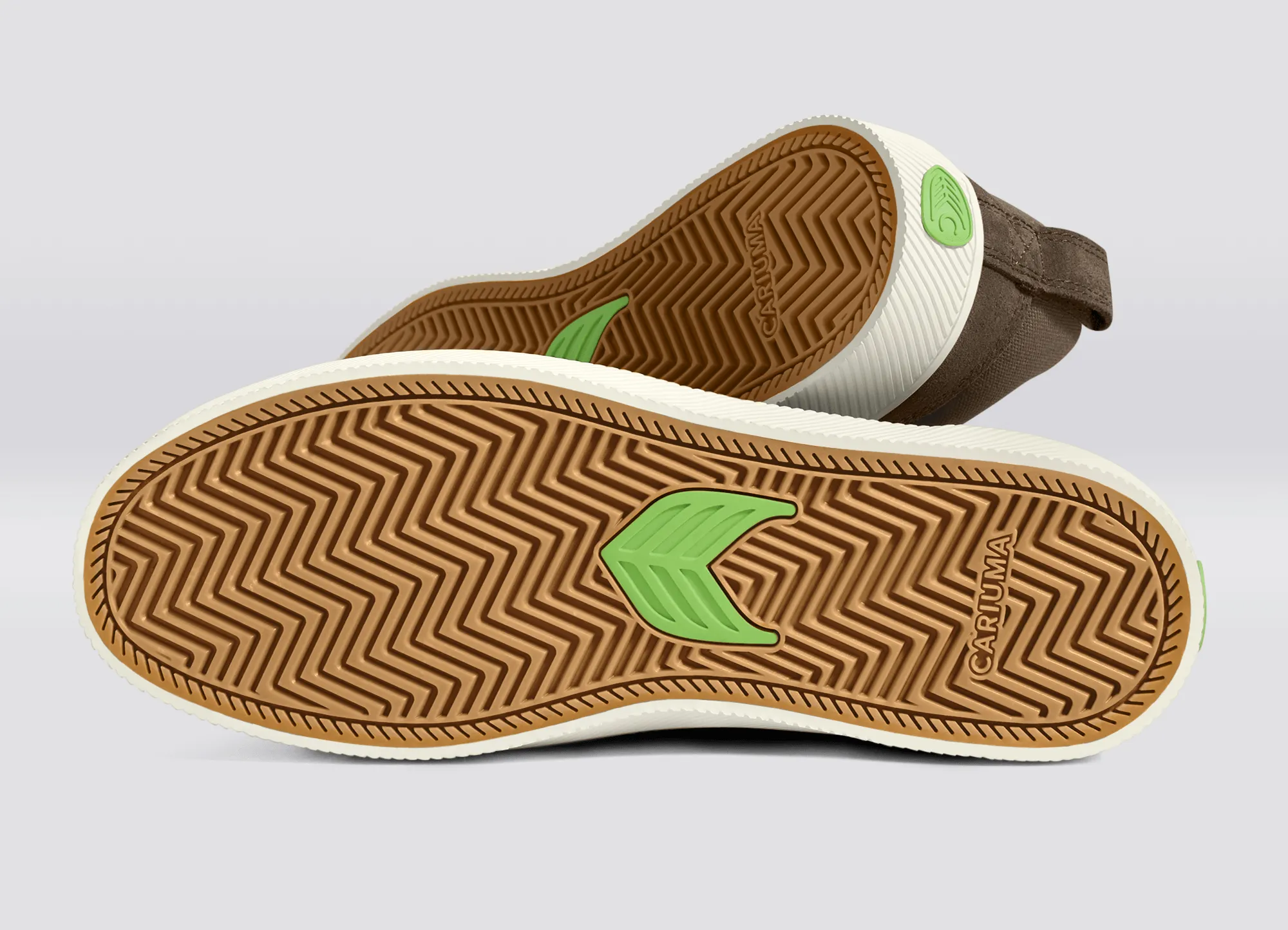 SLIP-ON PRO Dark Khaki Suede and Canvas Black Logo Sneaker Women