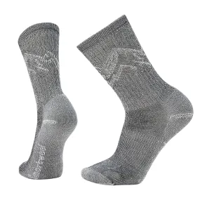 Smartwool Hike Classic Edition Mountain Pattern Crew Socks - Light Cushion