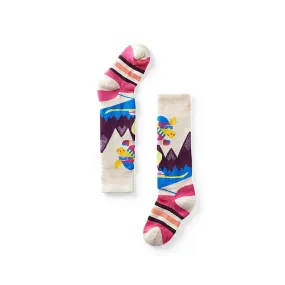 Smartwool Kids' Wintersport Full Cushion Mountain Moose Pattern Over The Calf Socks - Full Cushion