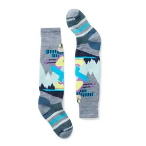 Smartwool Kid's Wintersport Full Cushion Mountain Mooses Pattern OTC Socks