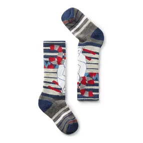 Smartwool Kids' Wintersport Full Cushion Yeti Pattern Over The Calf Socks - Full Cushion