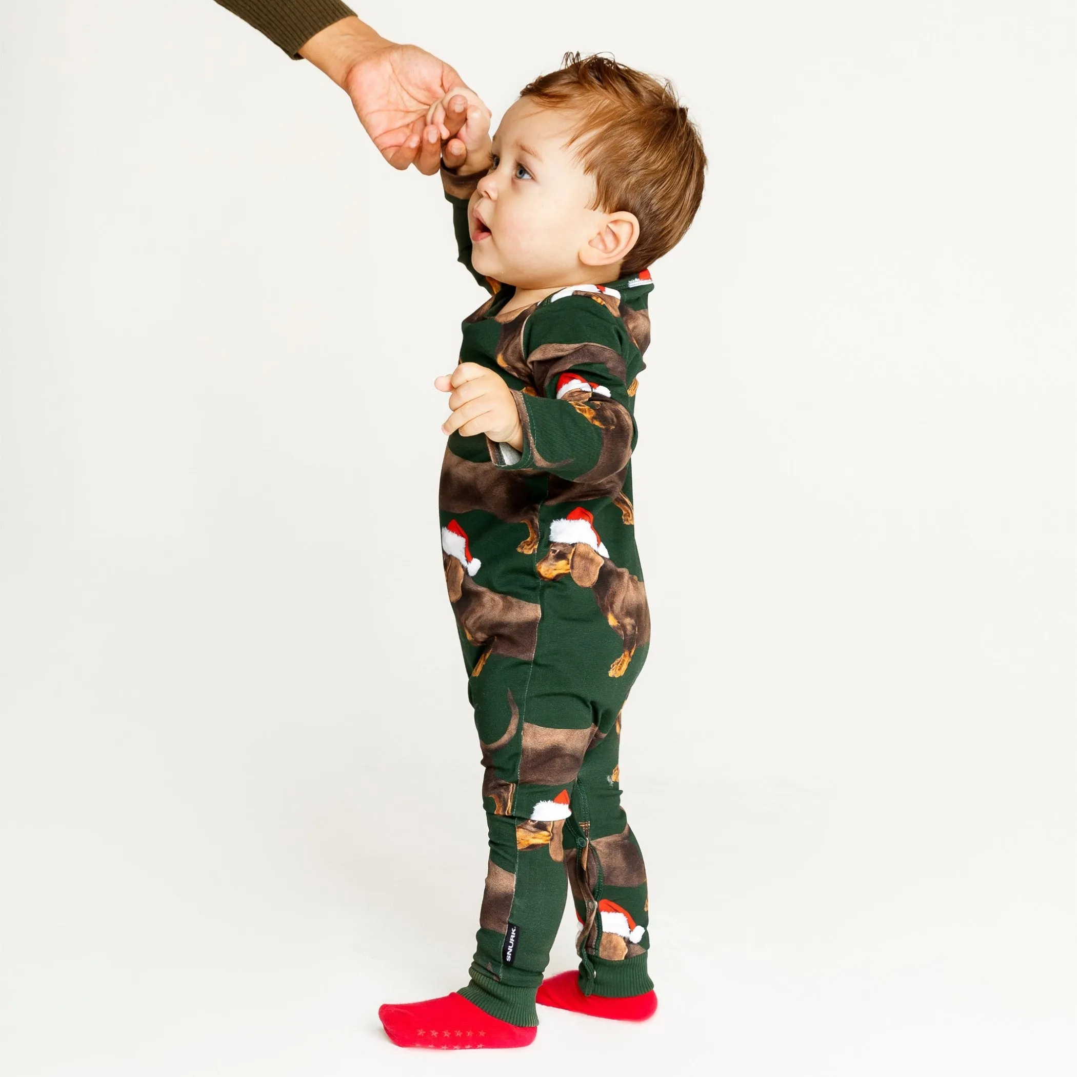 SNURK james xmas jumpsuit baby