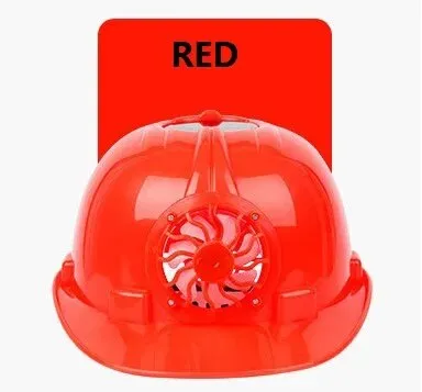 Solar Power Fan Helmet