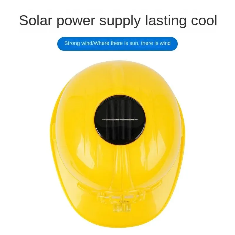 Solar Power Fan Helmet