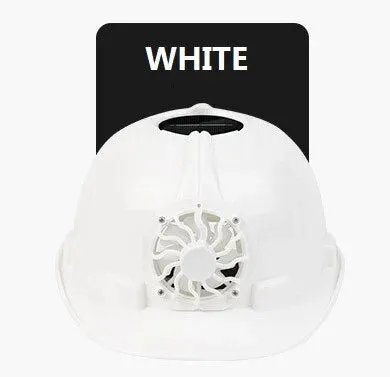Solar Power Fan Helmet